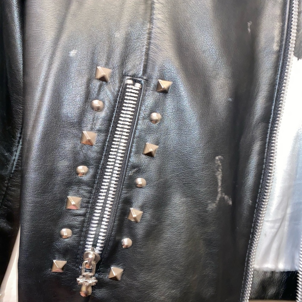 Vintage Led Zeppelin Leather Jacket - Picture 7 of 8